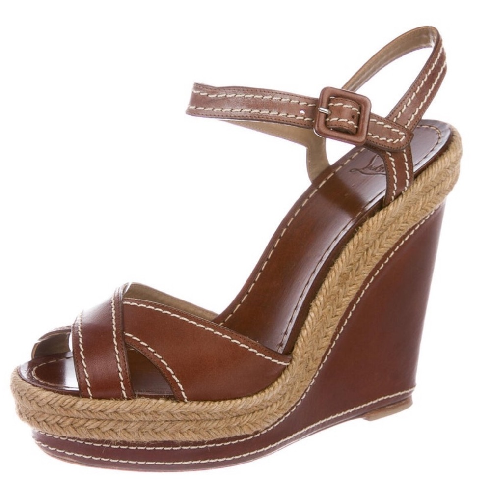 Christian Louboutin Almería Leather Sandals